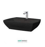 Раковина для ванної ArtCeram Jazz 70х48 см чорний глянсовий JZL005 03; 00