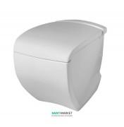 Унитаз напольный ArtCeram Hi-Line 38х54,5 см белый глянцевый HIV002 01;00