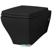 Унітаз підвісний ArtCeram JAZZ 36х53,5 см чорний глянсовий JZV001 03; 00
