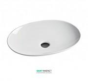 Раковина для ванной ArtCeram La Fontana 60х42 см белый глянцевый LFL001 01;00