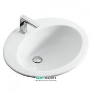 Раковина для ванной ArtCeram Minerva 62х53 см белый глянцевый MNL001 01;00