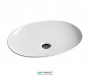 Раковина для ванної ArtCeram La Fontana 60х42 см білий глянсовий LFL001 01; 00