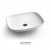 Раковина для ванної ArtCeram La Fontana 55х40 см білий глянсовий LFL006 01; 00