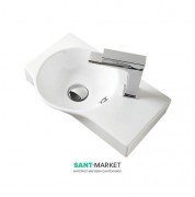 Раковина для ванної ArtCeram Lavamani Union 43х27 см білий глянсовий LML001 01; 00