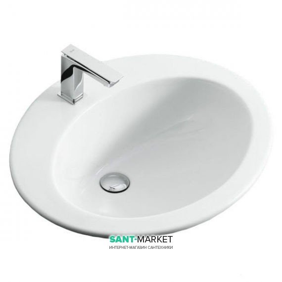 Раковина для ванной ArtCeram Minerva 62х53 см белый глянцевый MNL001 01;00