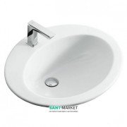 Раковина для ванной ArtCeram Minerva 62х53 см белый глянцевый MNL001 01;00
