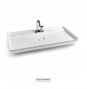 Раковина для ванной ArtCeram Naked 98х54 см белый глянцевый NAL001 01;00