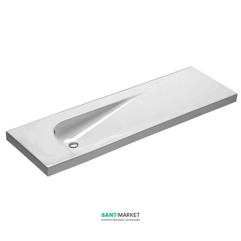 Раковина для ванной подвесная Hatria Grandangolo 150х50 см белый Y0V801