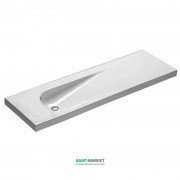 Раковина для ванной подвесная Hatria Grandangolo 150х50 см белый Y0V801
