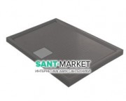 Душовий піддон Hatria LIF.ST 100х80 см антрацит A0YXE708