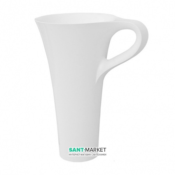 Раковина для ванной ArtCeram Cup напольная 69х50 см белый глянцевый OSL004 01;00