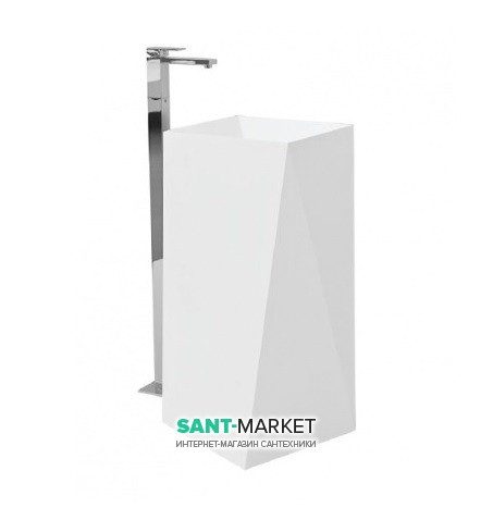 Раковина для ванной ArtCeram Sharp 39х52 см белый глянцевый OSL008 01;00