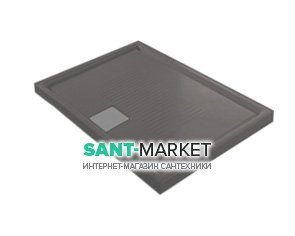 Душовий піддон Hatria LIF.ST 100х70 см антрацит A0YXMJ08