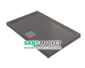 Душовий піддон Hatria LIF.ST 120х70 см антрацит A0YXMI08