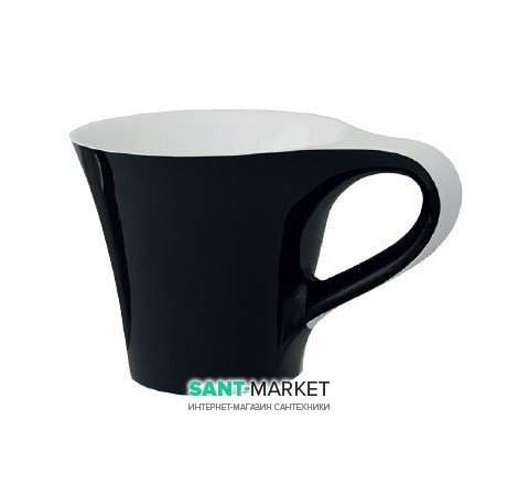 Раковина для ванной ArtCeram Cup 69х50 см чёрный/белый OSL005 01;50