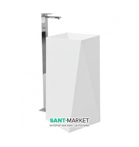 Раковина для ванной ArtCeram Sharp 39х52 см белый глянцевый OSL008 01;00