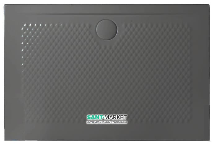 Душевой поддон Artceram Texture 120х80 см санфарфор серый PDR021 15;00