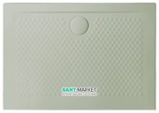 Душевой поддон Artceram Texture 100х70 см светло-зелёный PDR018 26;00