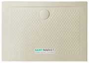 Душевой поддон Artceram Texture 100х70 см санфарфор песочный PDR018 31;00