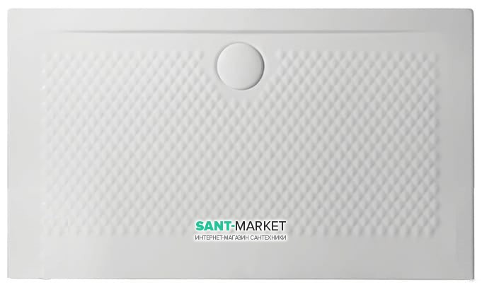 Душовий піддон Artceram Texture 120х70 см білий глянсовий PDR020 01; 00