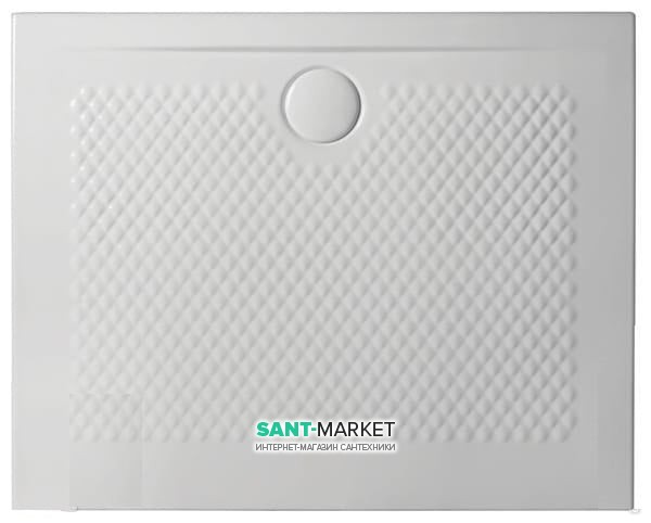 Душовий піддон Artceram Texture 100х80 см білий матовий PDR019 05; 00