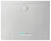 Душевой поддон Artceram Texture 100х80 см белый матовый PDR019 05;00