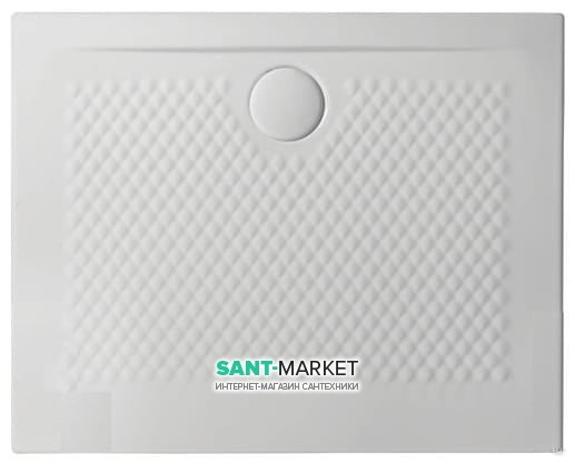 Душовий піддон Artceram Texture 90х72 см білий матовий PDR017 05; 00