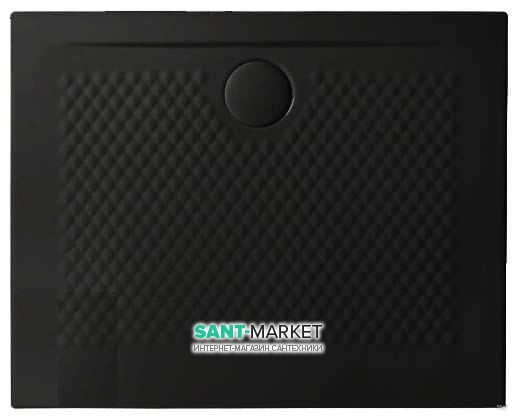 Душевой поддон Artceram Texture 90х72 см чёрный матовый PDR017 17;00
