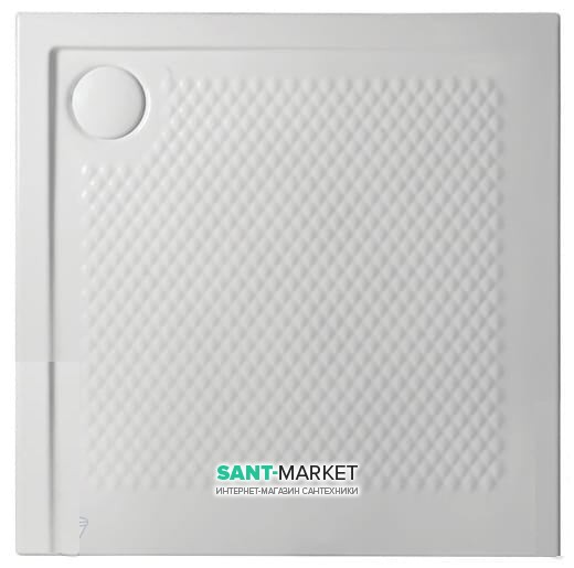 Душовий піддон Artceram Texture 90х90 см білий матовий PDQ008 05; 00