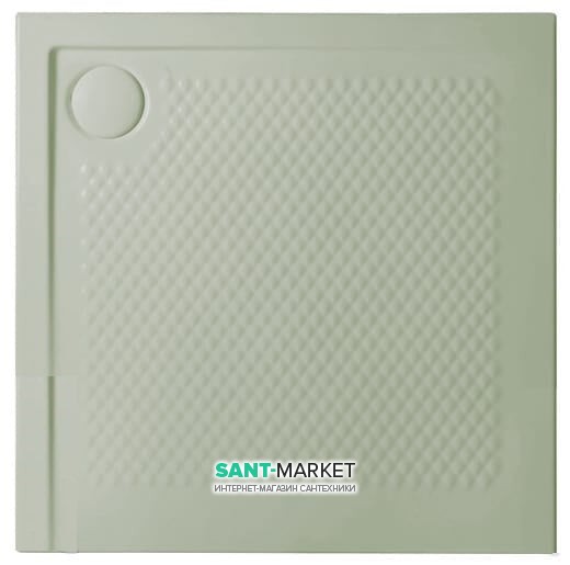 Душевой поддон Artceram Texture 90х90 см светло-зелёный PDQ008 26;00
