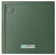 Душевой поддон Artceram Texture 90х90 см санфарфор зелёный PDQ008 30;00