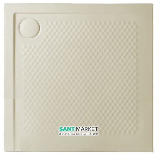 Душевой поддон Artceram Texture 90х90 см санфарфор песочный PDQ008 31;00
