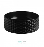 Раковина для ванной ArtCeram Esagono Ø40 см чёрный глянцевый OSL013 03;00