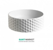 Раковина для ванної ArtCeram Esagono Ø40 см білий матовий OSL013 05; 00