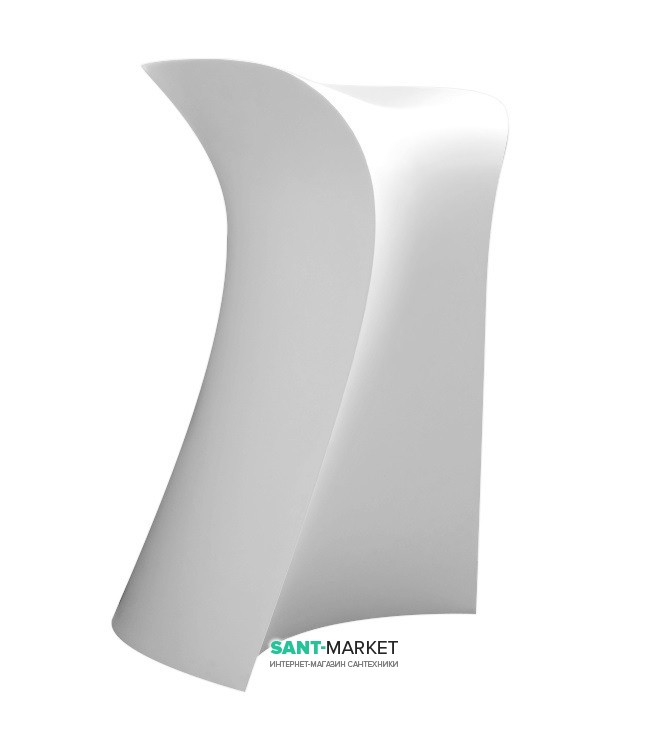 Раковина для ванной ArtCeram Miss 57х58 см белый глянцевый OSL012 01;00