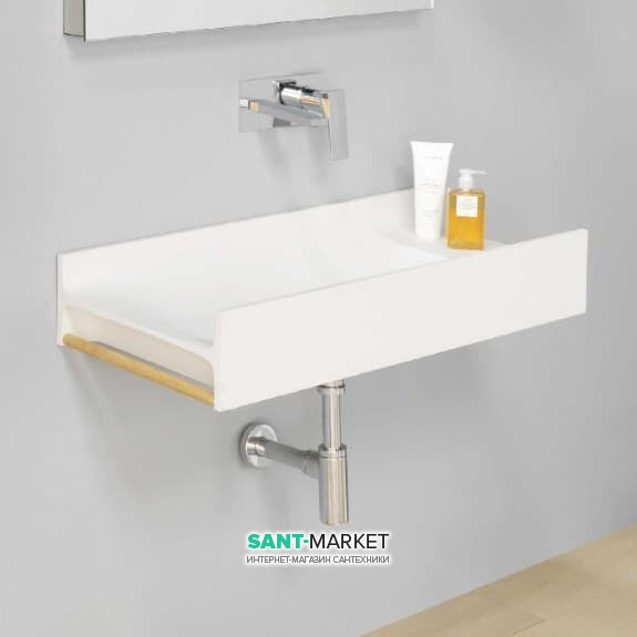 Раковина для ванной ArtCeram TT 90х40,5 см искусственный камень белый OSL011 01;00