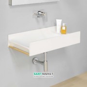 Раковина для ванной ArtCeram TT 90х40,5 см искусственный камень белый OSL011 01;00