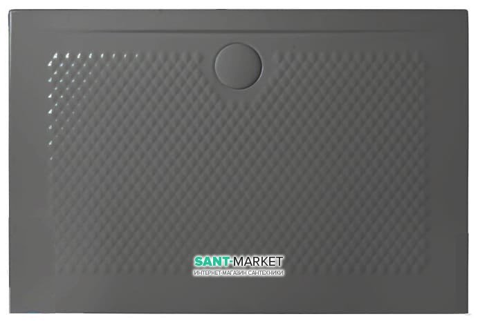 Душовий піддон Artceram Texture 120х80 см санфарфор сірий PDR021 15; 00