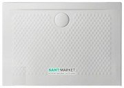 Душовий піддон Artceram Texture 100х70 см білий глянсовий PDR018 01; 00