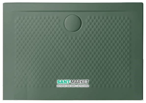 Душовий піддон Artceram Texture 100х70 см санфарфор зелений PDR018 30; 00