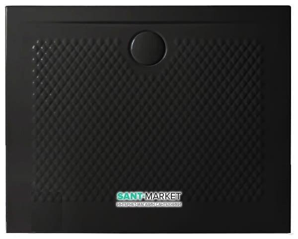 Душовий піддон Artceram Texture 100х80 см чорний матовий PDR019 17; 00