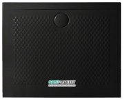 Душовий піддон Artceram Texture 100х80 см чорний матовий PDR019 17; 00