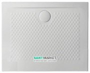 Душевой поддон Artceram Texture 90х72 см белый матовый PDR017 05;00