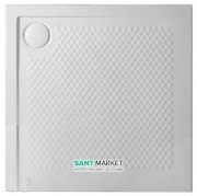 Душовий піддон Artceram Texture 90х90 см білий матовий PDQ008 05; 00