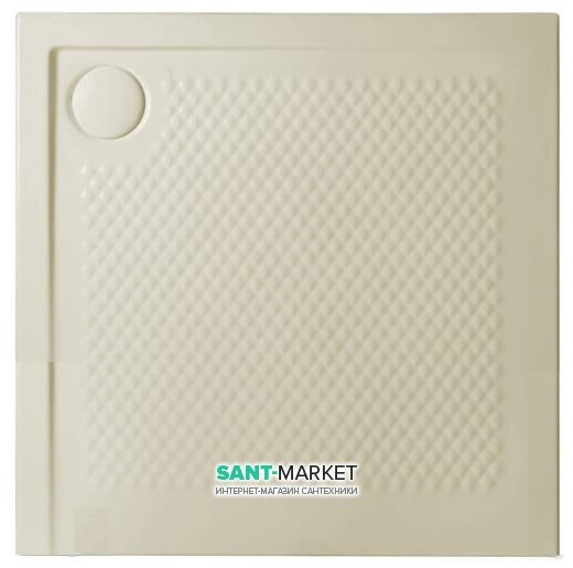 Душовий піддон Artceram Texture 90х90 см санфарфор пісочний PDQ008 31; 00