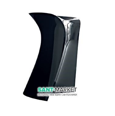 Раковина для ванної ArtCeram Miss 57х58 см чорний глянсовий OSL012 03; 00