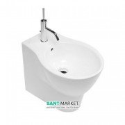 Биде напольное пристенное Hatria Nido 36х56 см белый Y0QW01