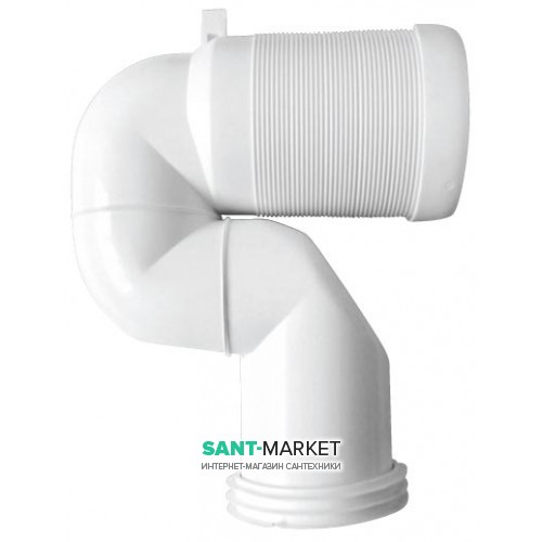 Коліно сантехнічне для унітазів Artceram криве ACA034