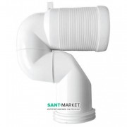 Коліно сантехнічне для унітазів Artceram криве ACA034