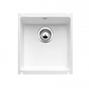 Мойка для кухни прямоугольная BLANCO SUBLINE 375-U керамика под столешницу глянцевый белый 516035